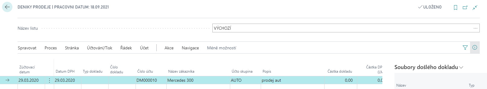Úpravy vyřazení DM Report