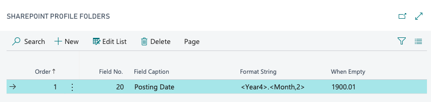 SharePoint Profile Folders
